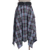 ベルト付チェックイレヘムスカート | axes femme | 詳細画像7 