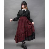チェックアシメフリルスカート | axes femme | 詳細画像5 