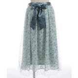 花レース×ラメチュールスカート | axes femme | 詳細画像8 