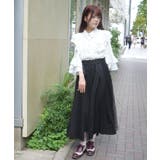 ドットチュール切替フレアスカート | axes femme | 詳細画像10 