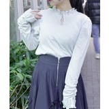 白 | 2WAYラメリブプルオーバー | axes femme