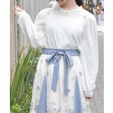 生成り | レース襟ビスチェ切替プルオーバー | axes femme