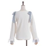 チェック柄シフォンリボンプルオーバー | axes femme | 詳細画像10