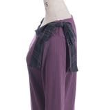 チェック柄シフォンリボンプルオーバー | axes femme | 詳細画像22