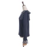 チェック柄シフォンリボンプルオーバー | axes femme | 詳細画像24