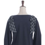 チェック柄シフォンリボンプルオーバー | axes femme | 詳細画像29