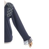 チェック柄シフォンリボンプルオーバー | axes femme | 詳細画像31
