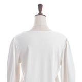 リボン付スクエアネックプルオーバー | axes femme | 詳細画像16 