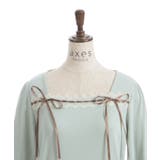 リボン付スクエアネックプルオーバー | axes femme | 詳細画像28 