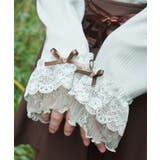 リボン付スクエアネックプルオーバー | axes femme | 詳細画像4 