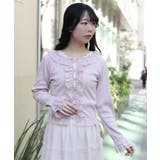 ローズボタンフリルトップス | axes femme | 詳細画像11 