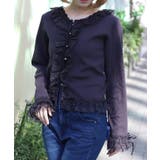 ローズボタンフリルトップス | axes femme | 詳細画像8 