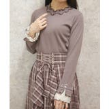 ローズ付袖デザインメロープルオーバー | axes femme | 詳細画像8 
