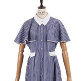 ケープ付きバイカラーワンピース | axes femme | 詳細画像18