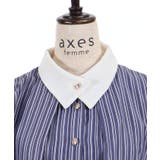 ケープ付きバイカラーワンピース | axes femme | 詳細画像20