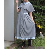 ケープ付きバイカラーワンピース | axes femme | 詳細画像9