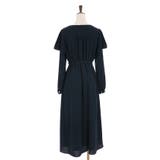 バイカラーレトロワンピース | axes femme | 詳細画像3