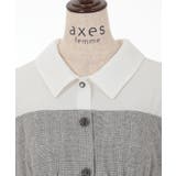 チェック柄ビスチェ切替ワンピース | axes femme | 詳細画像17