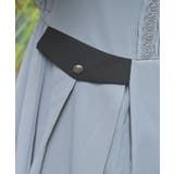 襟デザイン連釦バイカラーワンピース | axes femme | 詳細画像13 