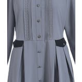 襟デザイン連釦バイカラーワンピース | axes femme | 詳細画像19 