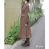 襟デザイン連釦バイカラーワンピース | axes femme | 詳細画像2 