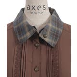 襟デザイン連釦バイカラーワンピース | axes femme | 詳細画像23 