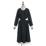 襟デザイン連釦バイカラーワンピース | axes femme | 詳細画像27 