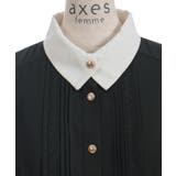 襟デザイン連釦バイカラーワンピース | axes femme | 詳細画像30 