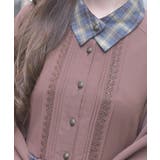 襟デザイン連釦バイカラーワンピース | axes femme | 詳細画像6 