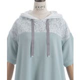 バイカラーパーカーチュニック | axes femme | 詳細画像10