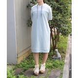 ミント | バイカラーパーカーチュニック | axes femme