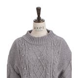 ラメ×ベロアモールチュニック | axes femme | 詳細画像18