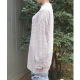 ラメ×ベロアモールチュニック | axes femme | 詳細画像2