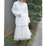 ラメ×ベロアモールチュニック | axes femme | 詳細画像8