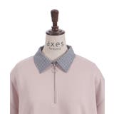 ハーフジップレイヤード風プルオーバー | axes femme | 詳細画像34 