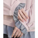 ハーフジップレイヤード風プルオーバー | axes femme | 詳細画像5 