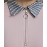 ハーフジップレイヤード風プルオーバー | axes femme | 詳細画像6 