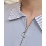 ハーフジップレイヤード風プルオーバー | axes femme | 詳細画像8 