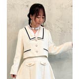 生成り | ツィードショートジャケット | axes femme