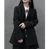 黒 | ボンテージデザインジャケット | axes femme