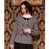 白 | セーラーカラーフレアジャケット | axes femme