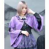 パープル | ボレロデザインショートジャケット | axes femme