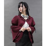 ワイン | フレアスリーブボレロジャケット | axes femme