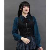 黒 | ベルトデザインビスチェ | axes femme