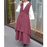 ワイン | フィッシュテールロングジレ | axes femme