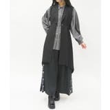 プリーツフィッシュテールジレ | axes femme | 詳細画像8 