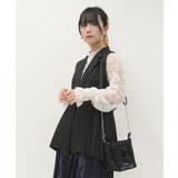 サイドプリーツベスト | axes femme | 詳細画像10 