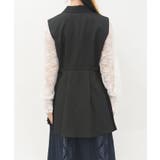 サイドプリーツベスト | axes femme | 詳細画像3 