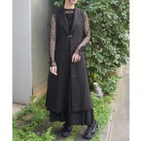 サイドプリーツロングジレ | axes femme | 詳細画像11 