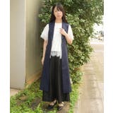 サイドプリーツロングジレ | axes femme | 詳細画像13 